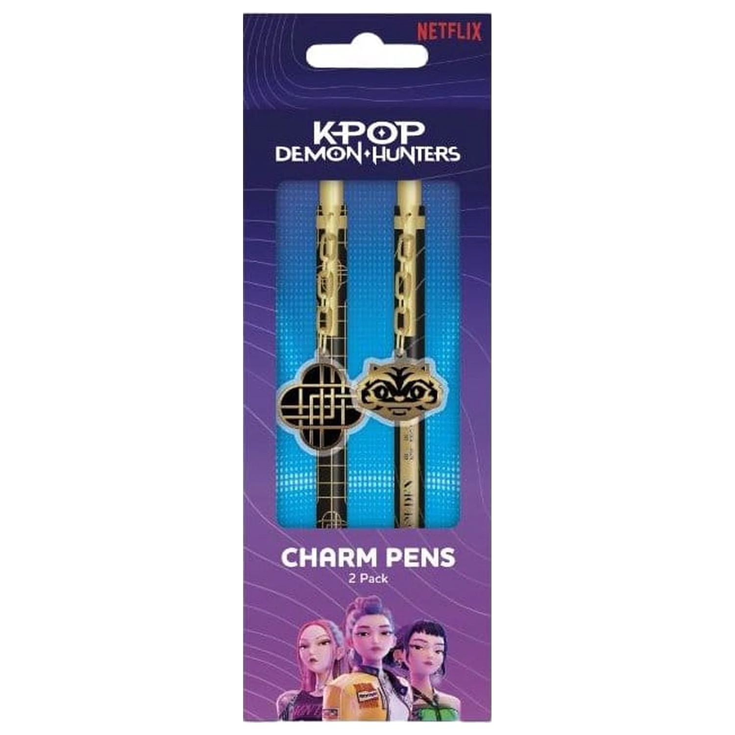 KPop Demon Hunters Kemijske olovke Zlatni 2-paket fotografija proizvoda