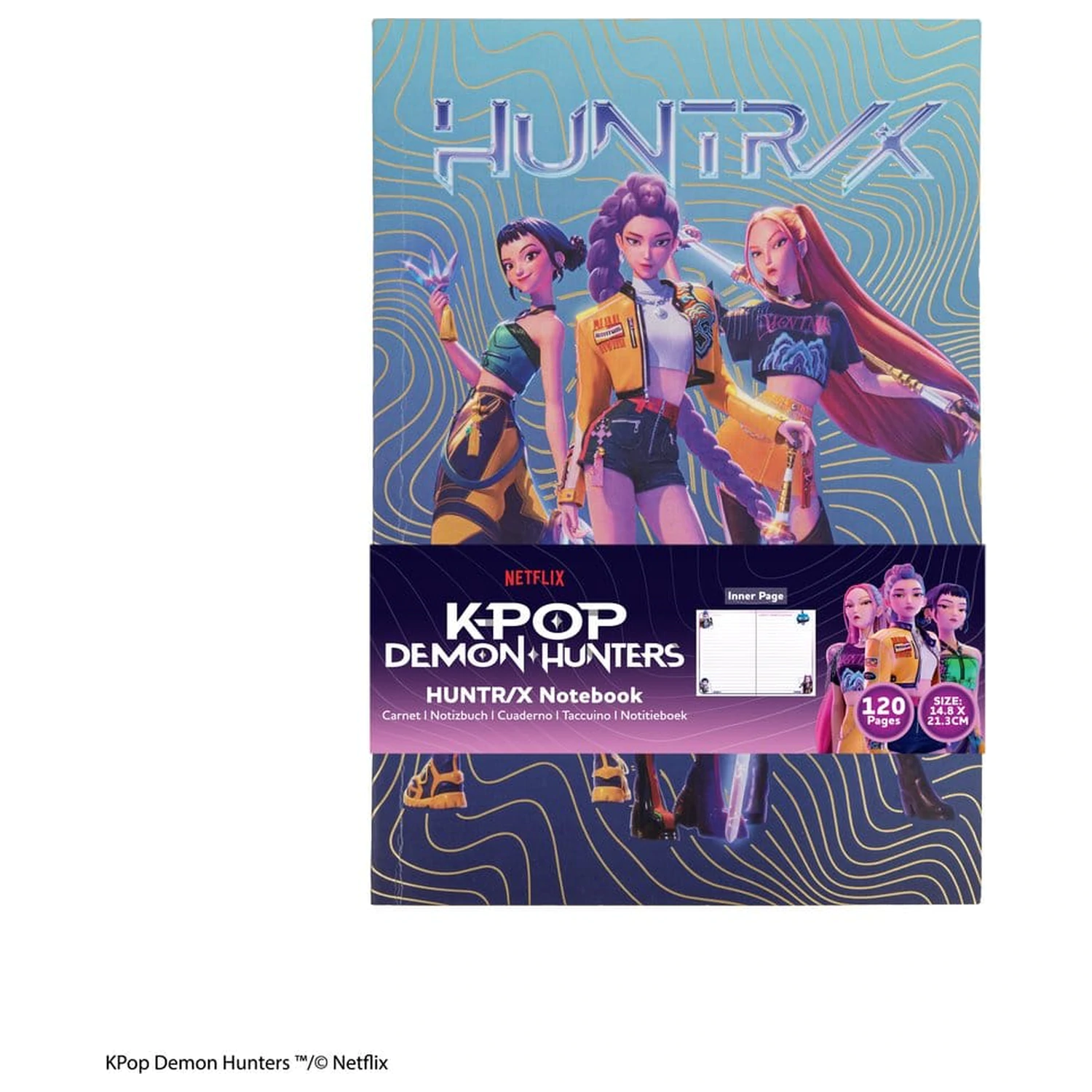 KPop Demon Hunters bilježnica HUNTR/X fotografija proizvoda