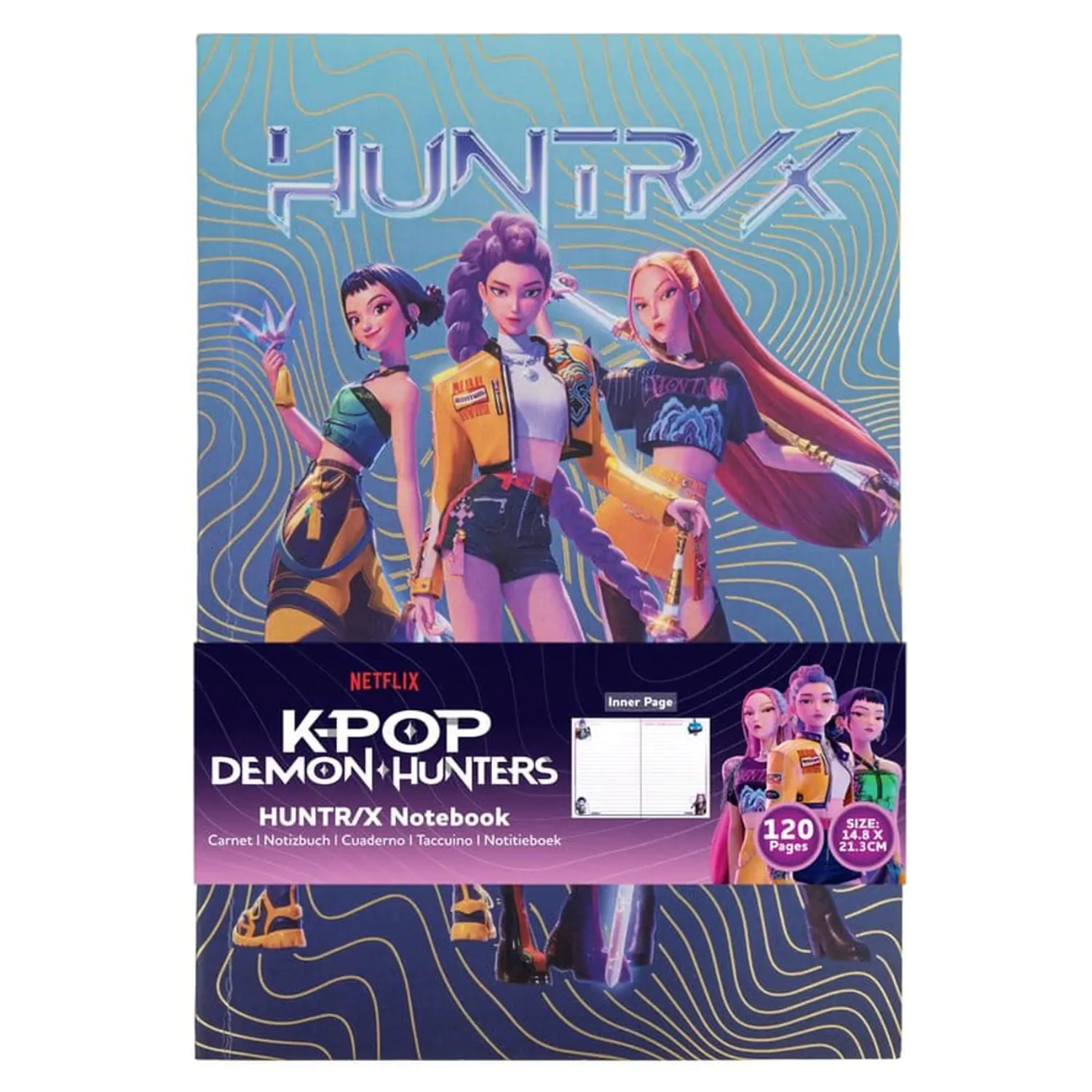 KPop Demon Hunters bilježnica HUNTR/X fotografija proizvoda