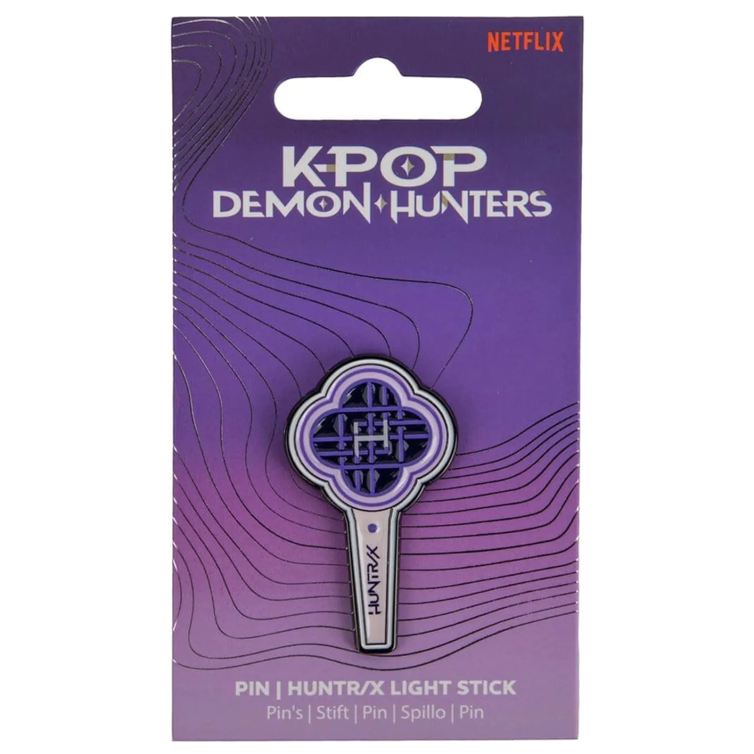 KPop Demon Hunters Bedž HUNTR/X Light Stick fotografija proizvoda