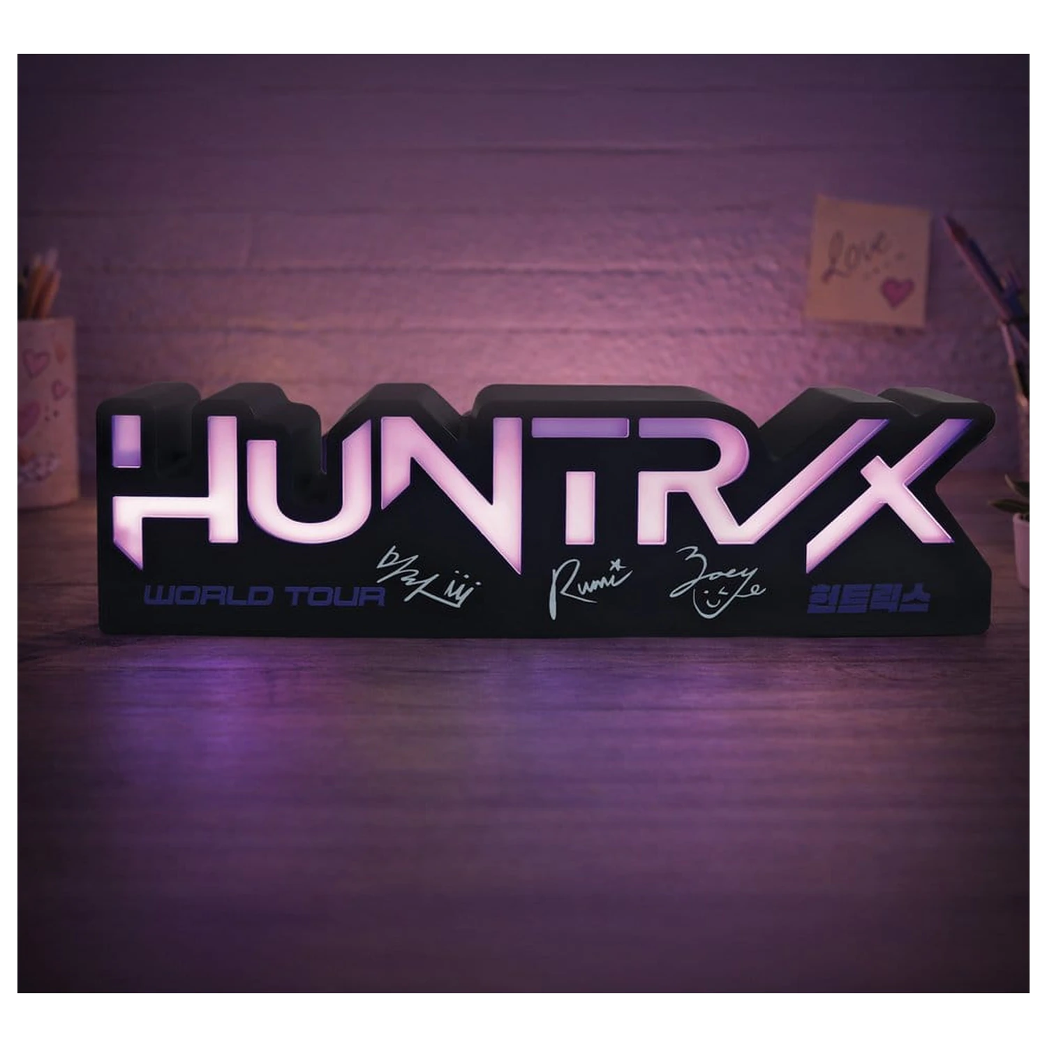 KPop Demon Hunters Svjetiljka Huntr/x Logo fotografija proizvoda