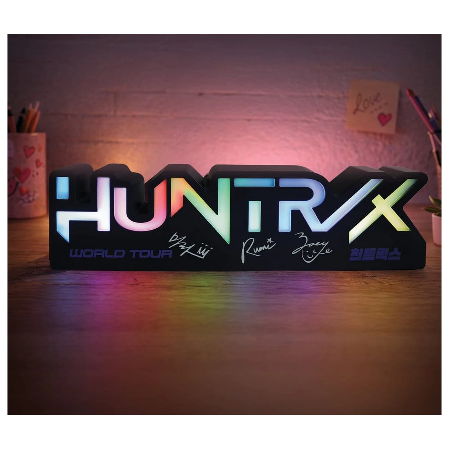KPop Demon Hunters Svjetiljka Huntr/x Logo fotografija proizvoda