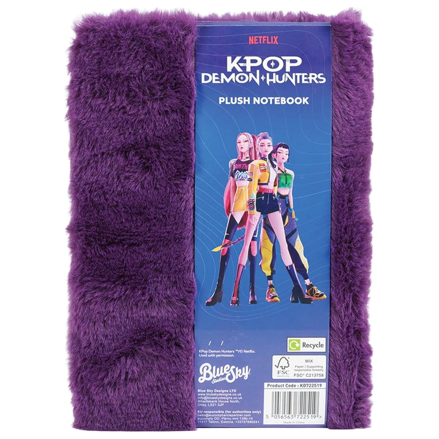 KPop Demon Hunters A5 bilježnica Huntr/x plišana igračka fotografija proizvoda