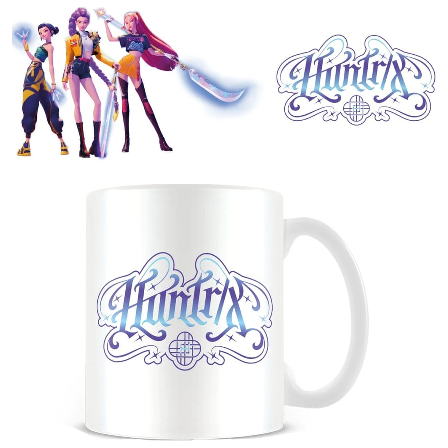 KPop Demon Hunters šalica Huntrix Group White fotografija proizvoda