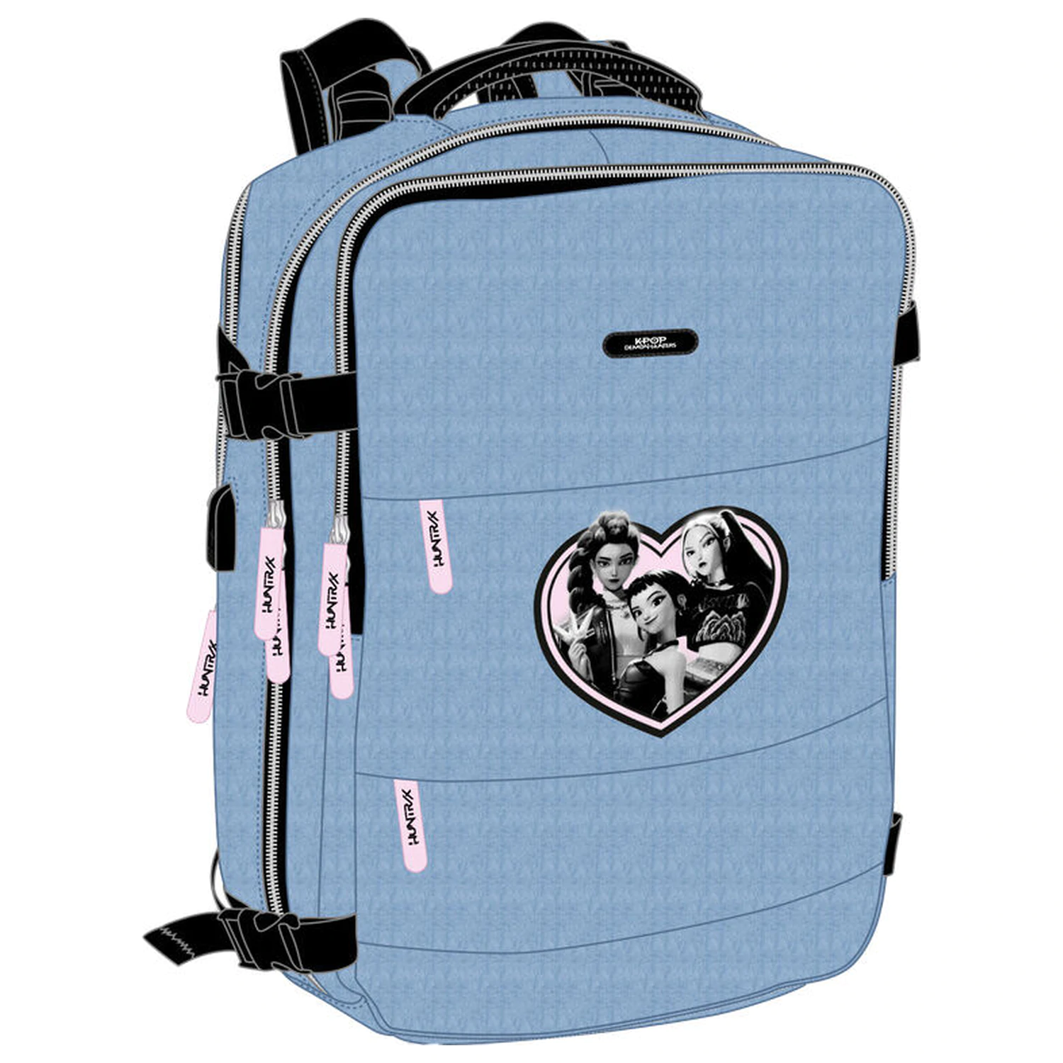 Kpop Demon Hunters Huntrix Cabin putni ruksak 44 cm fotografija proizvoda