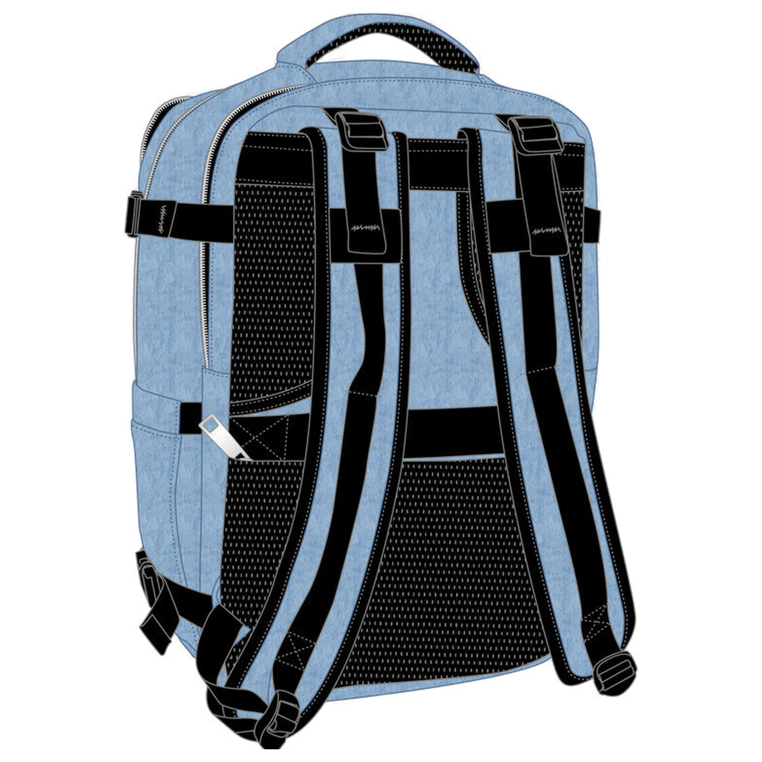 Kpop Demon Hunters Huntrix Cabin putni ruksak 44 cm fotografija proizvoda