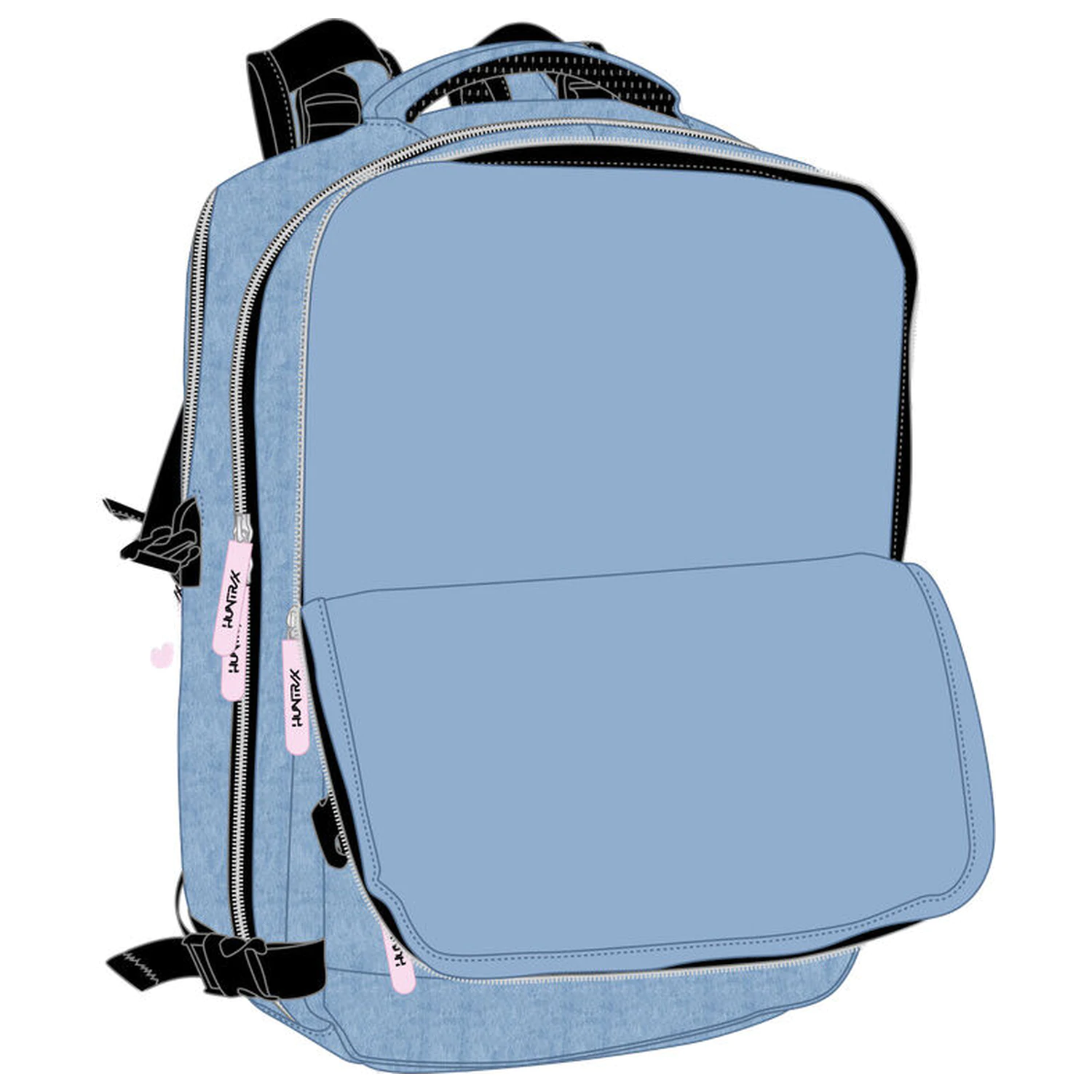 Kpop Demon Hunters Huntrix Cabin putni ruksak 44 cm fotografija proizvoda