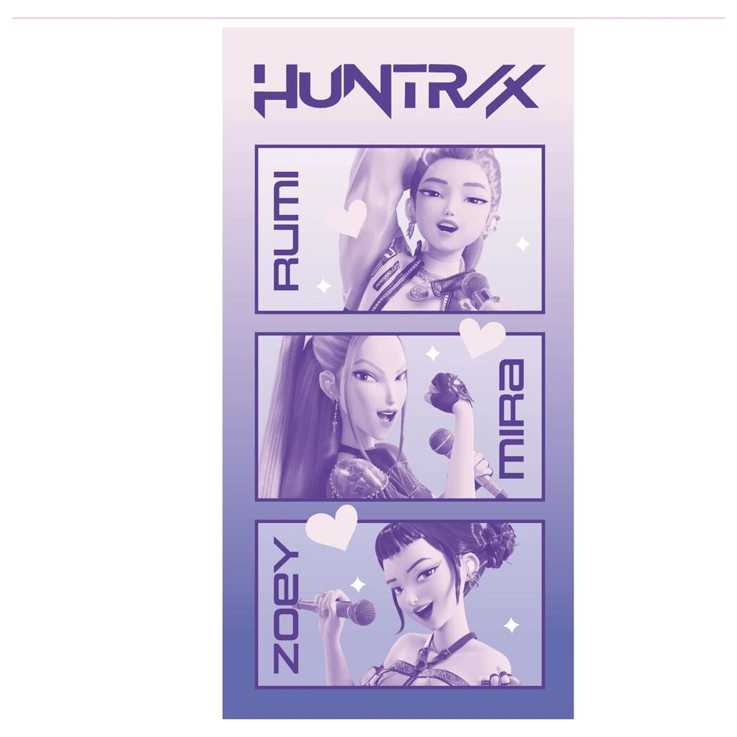 KPop Demon Hunters Huntrix ručnik od mikrofibre fotografija proizvoda