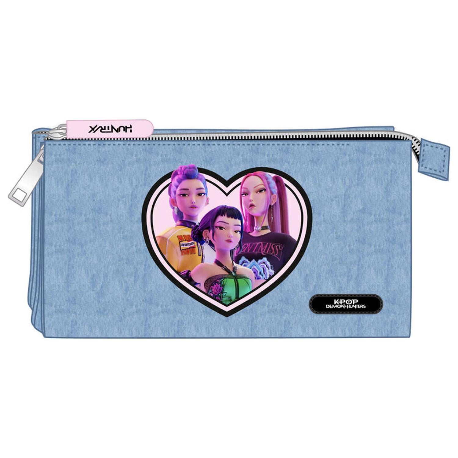Kpop Demon Hunters Huntrix trostruka pernica fotografija proizvoda