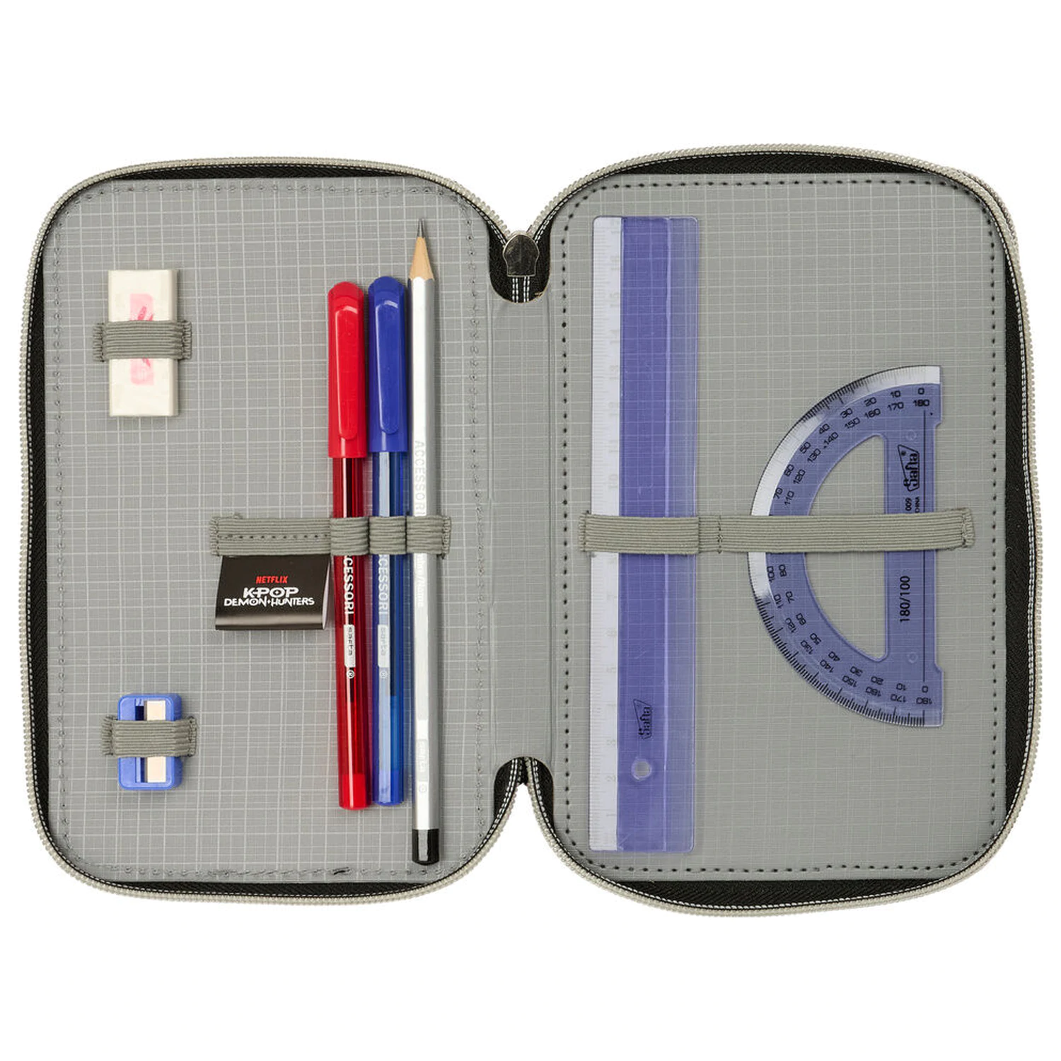 Kpop Demon Hunters Huntrix trostruka pernica 37 komada fotografija proizvoda