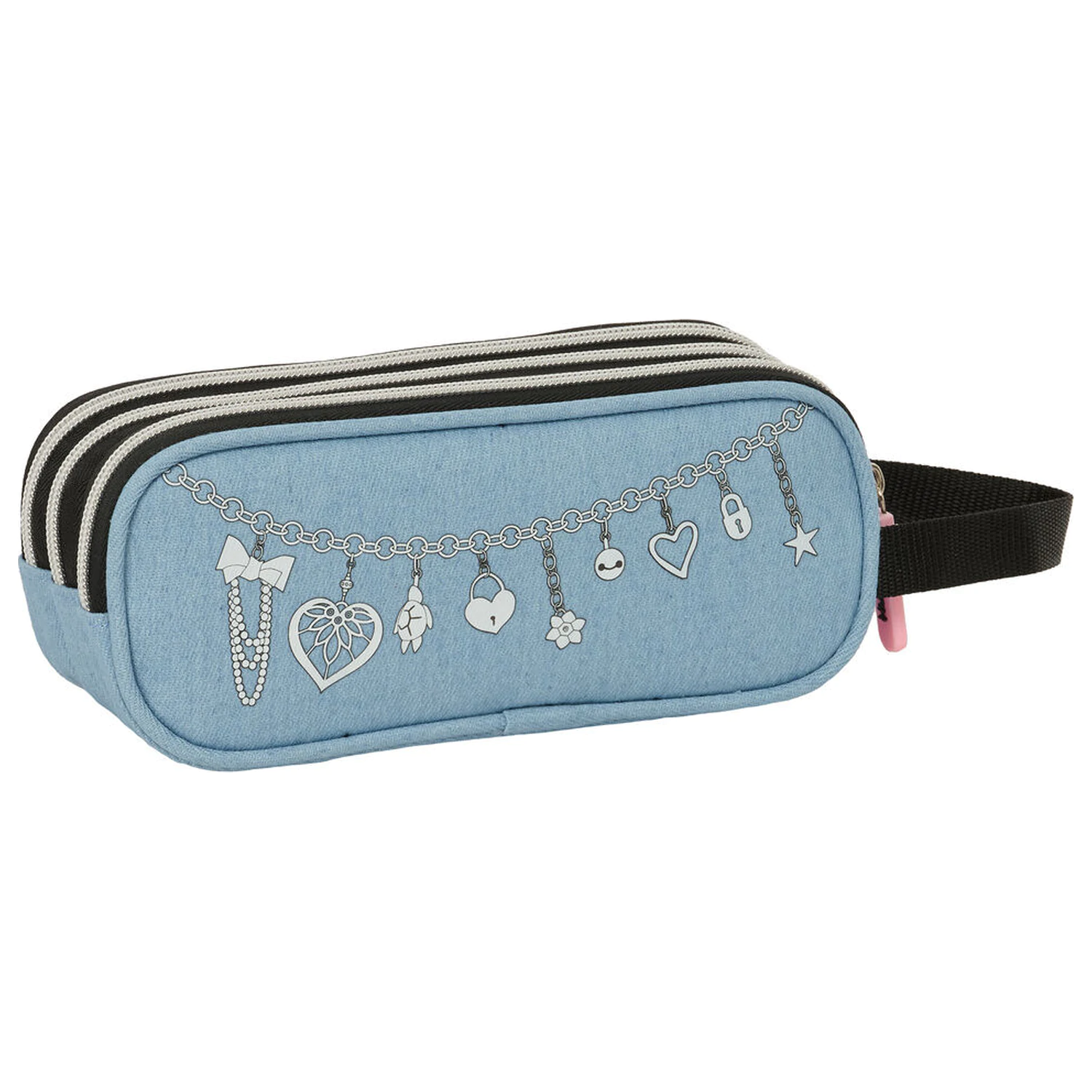 Demon Hunters Kpop Huntrix trostruka pernica fotografija proizvoda