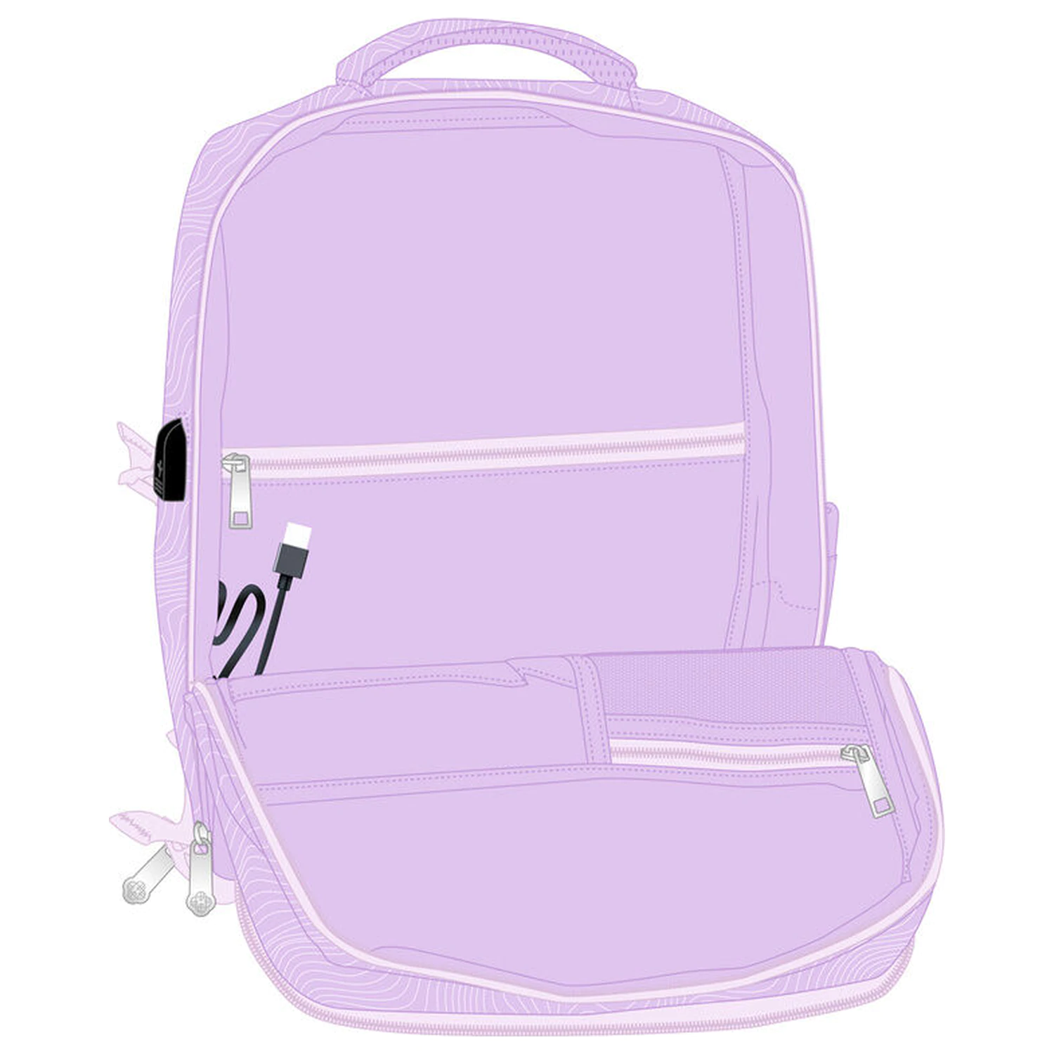 Demon Hunters Kpop Iconic Cabin putni ruksak 44 cm fotografija proizvoda