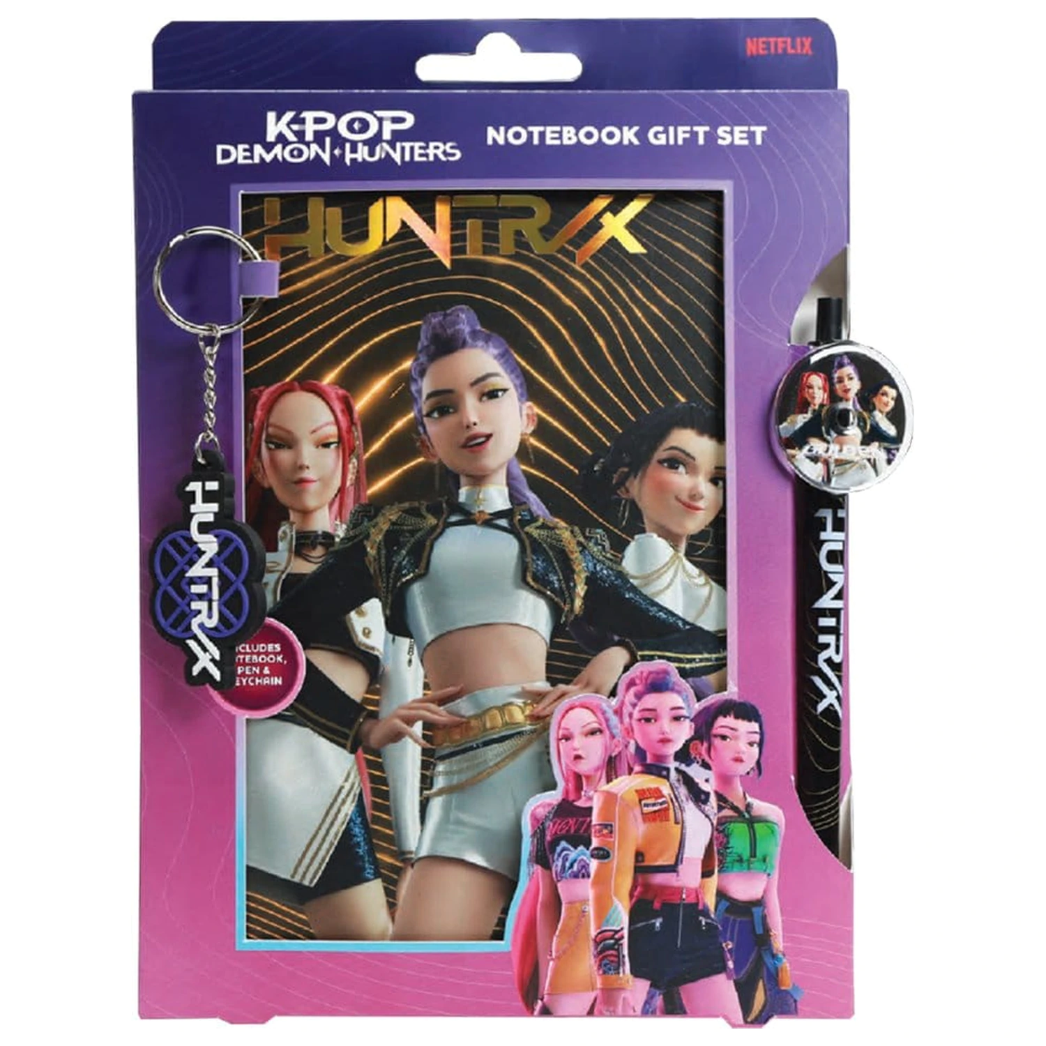 KPop Demon Hunters bilježnica i set darova Golden fotografija proizvoda