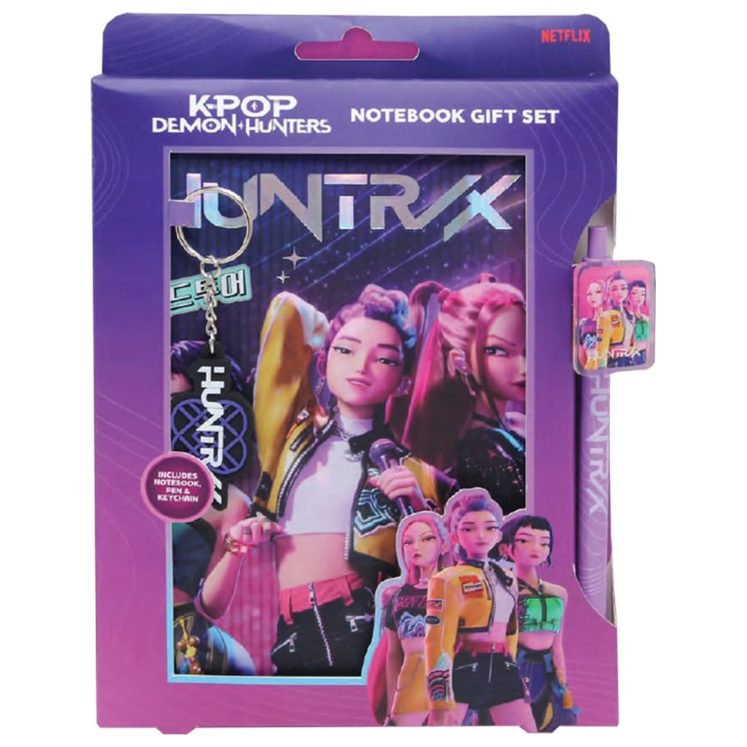 KPop Demon Hunters bilježnica poklon set Huntr/x fotografija proizvoda