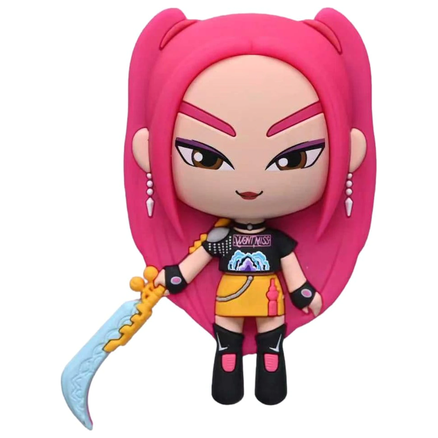 KPop Demon Hunters 3D pjenasti magnet Mira fotografija proizvoda