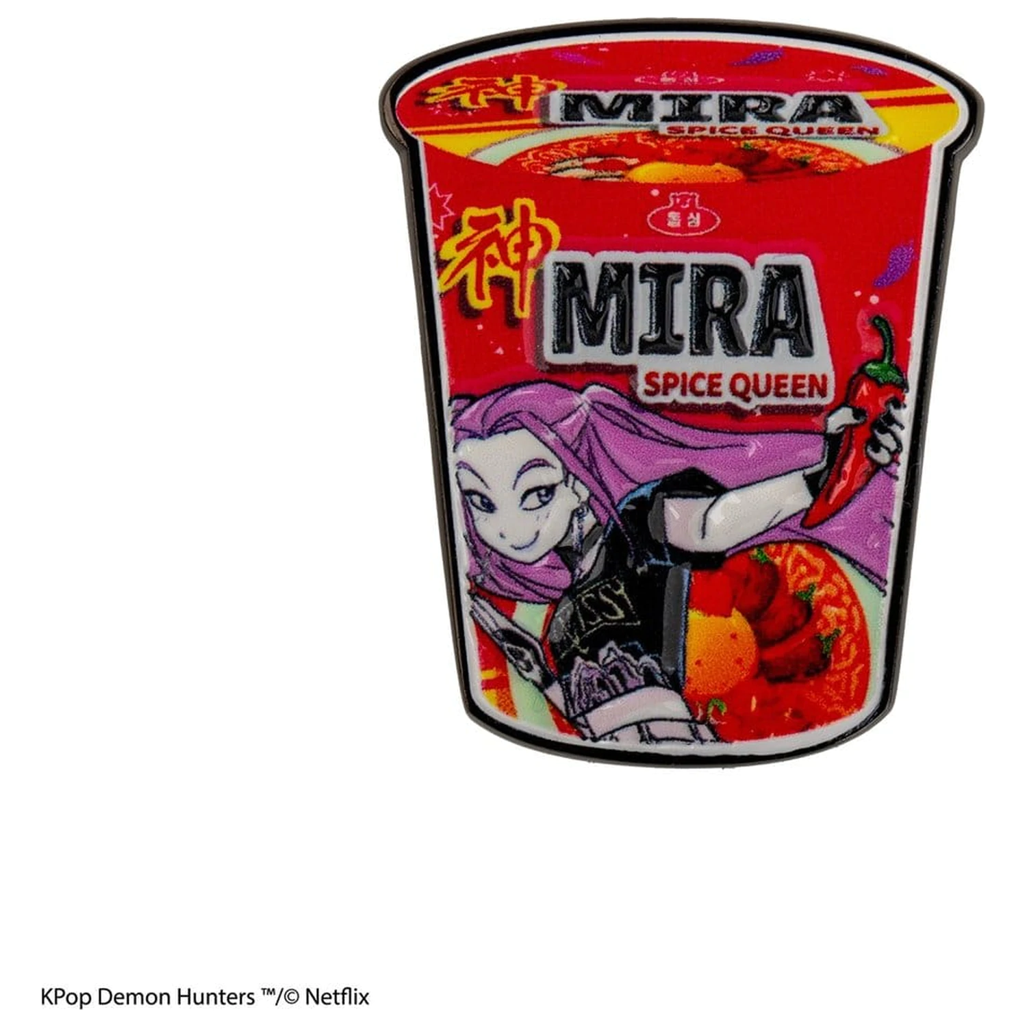KPop Demon Hunters Pin Mira Spice Queen rezanci fotografija proizvoda