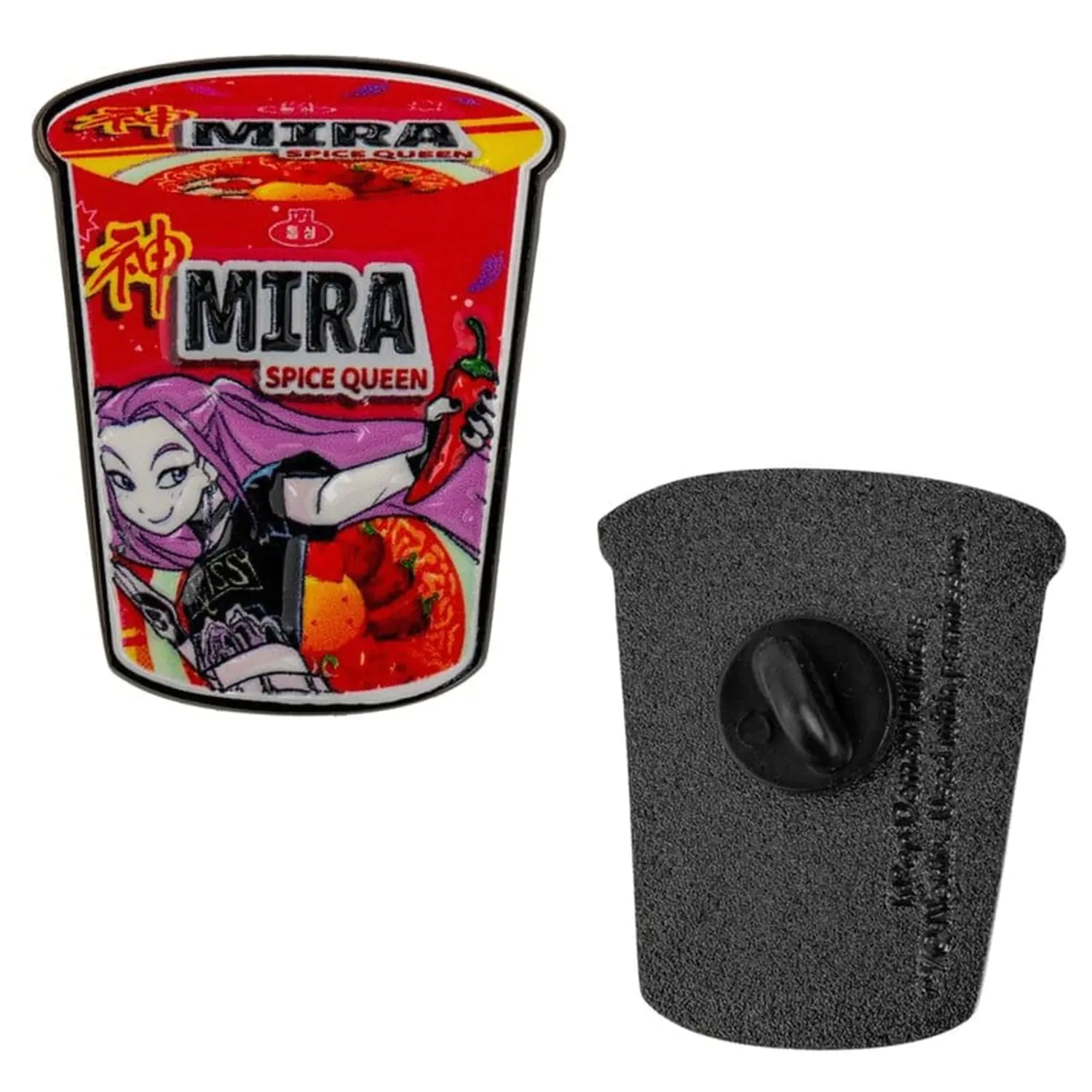 KPop Demon Hunters Pin Mira Spice Queen rezanci fotografija proizvoda