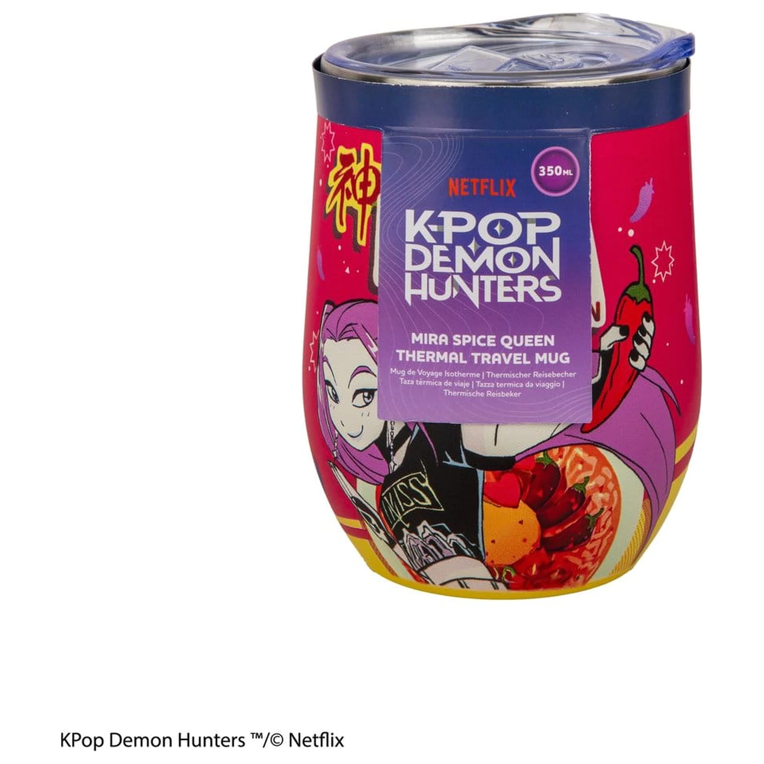 KPop Demon Hunters Travel Mug Mira Spice Queen putna šalica fotografija proizvoda