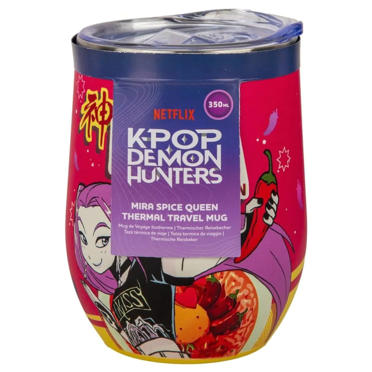 KPop Demon Hunters Travel Mug Mira Spice Queen putna šalica fotografija proizvoda