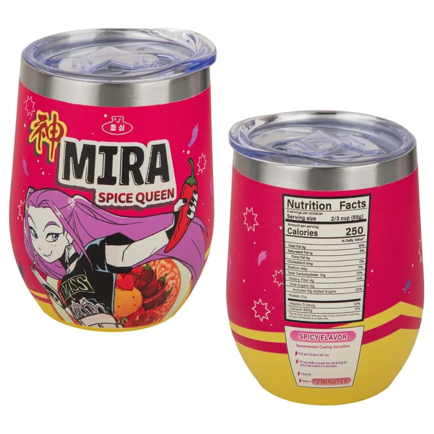 KPop Demon Hunters Travel Mug Mira Spice Queen putna šalica fotografija proizvoda