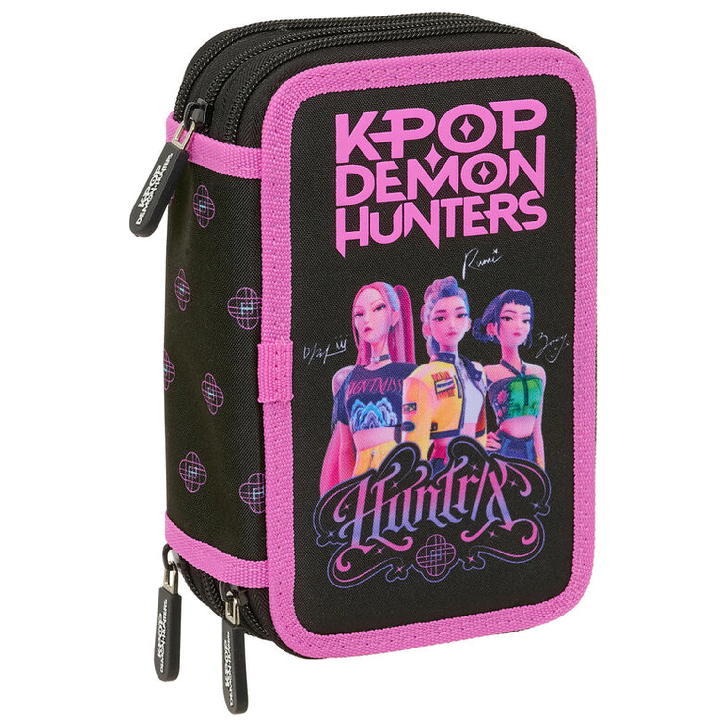 Kpop Demon Hunters Negra trostruka pernica 37 komada fotografija proizvoda