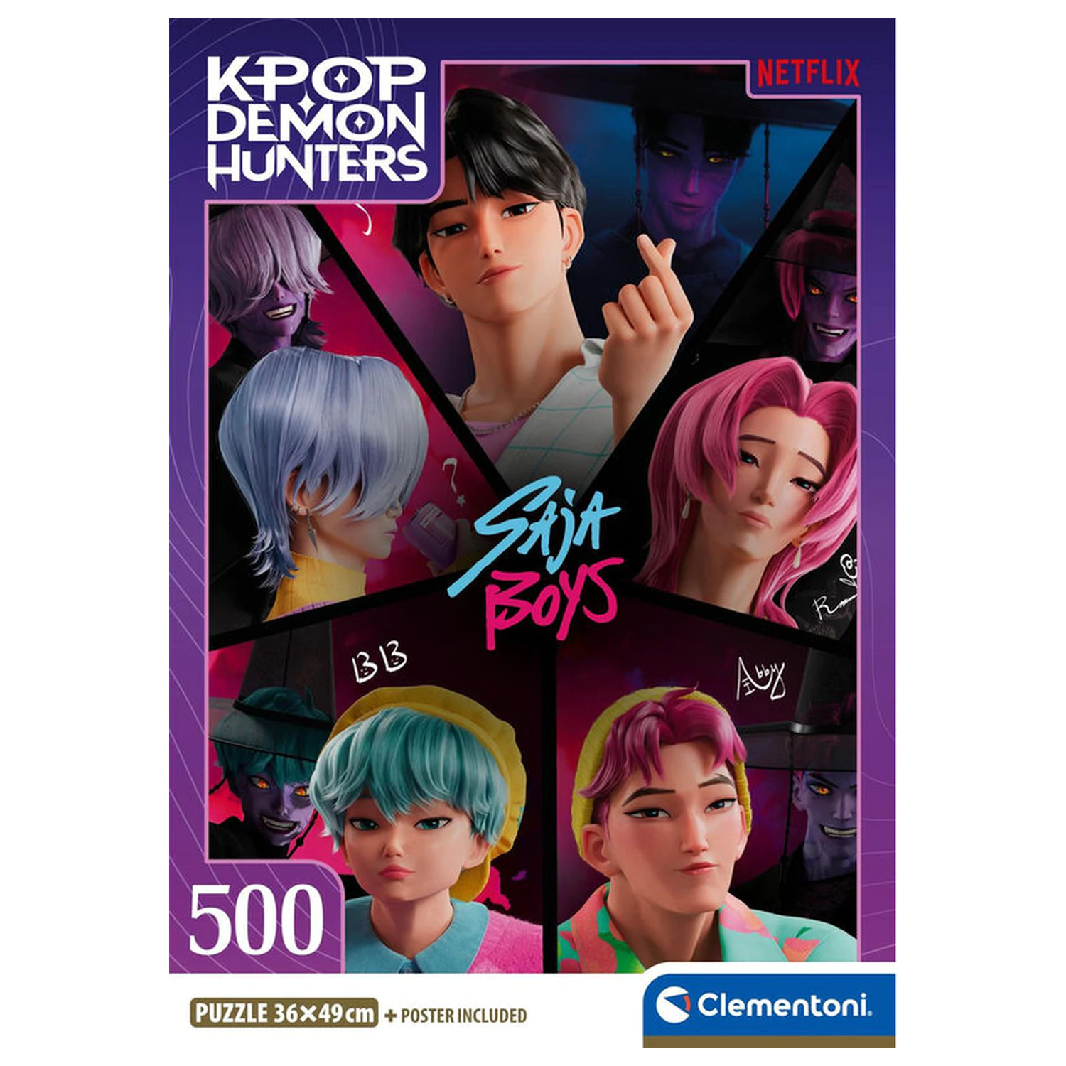 Kpop Demon Hunters puzzle 500 komada fotografija proizvoda