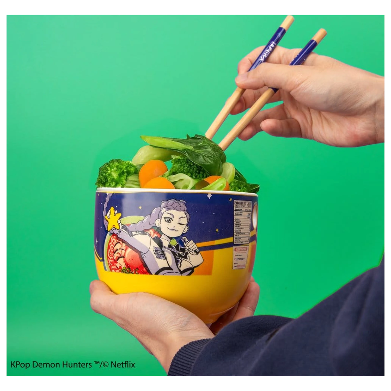 KPop Demon Hunters zdjelica za ramen sa štapićima okusa Rumi Superstar fotografija proizvoda