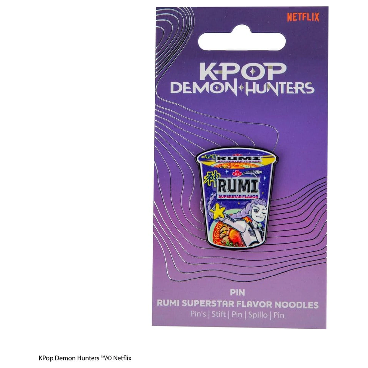 KPop Demon Hunters Pin Rumi Superstar Flavor instant rezanci fotografija proizvoda