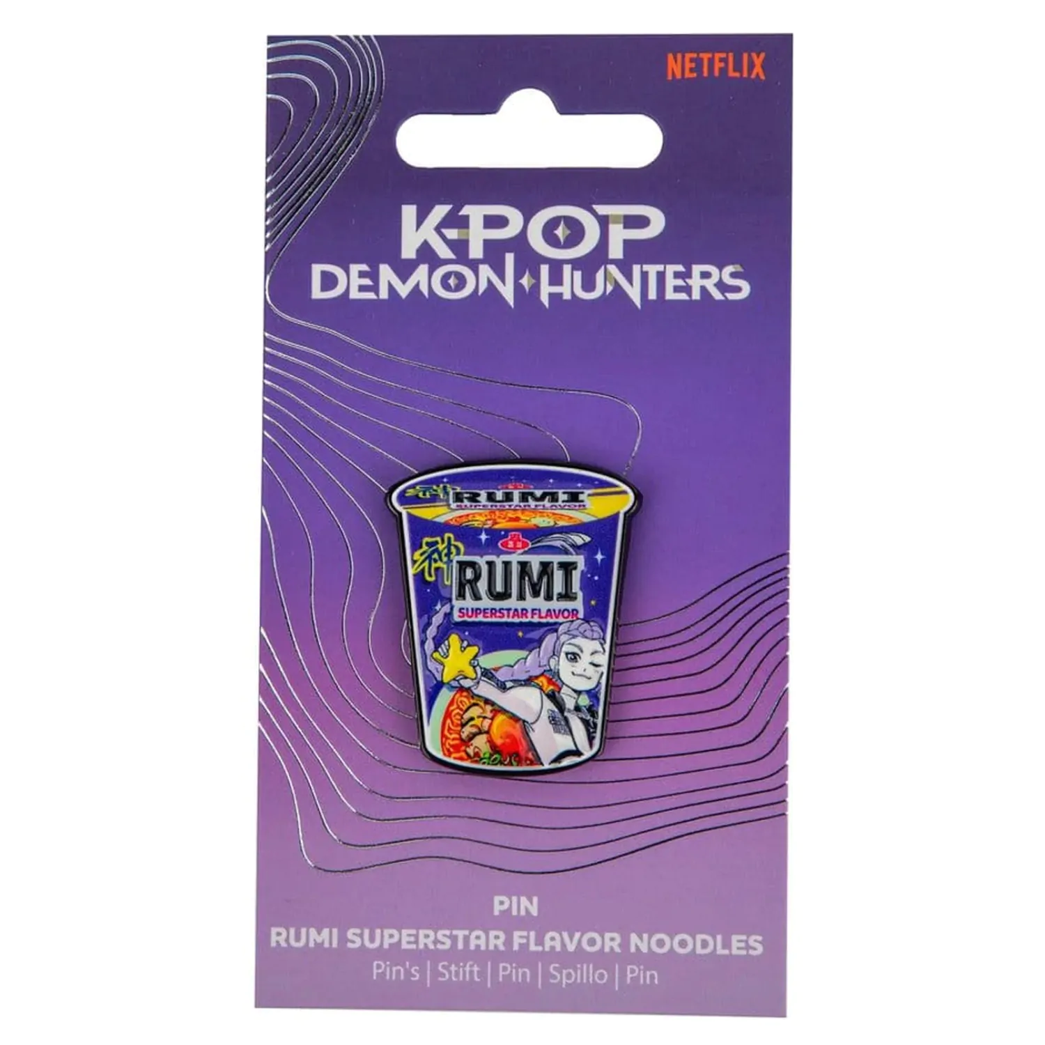 KPop Demon Hunters Pin Rumi Superstar Flavor instant rezanci fotografija proizvoda