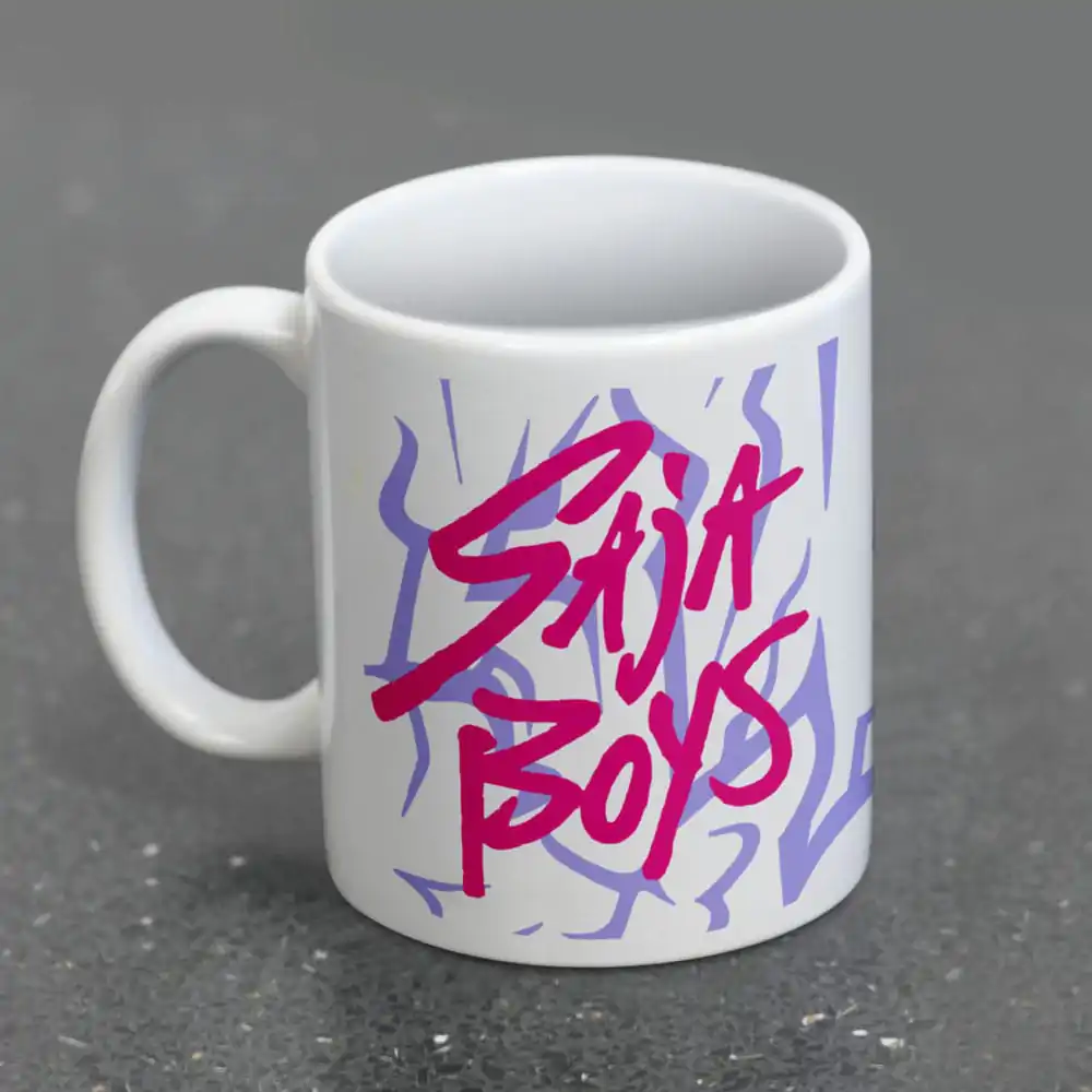 KPop Demon Hunters Mug Saja Boys Logo šalica fotografija proizvoda