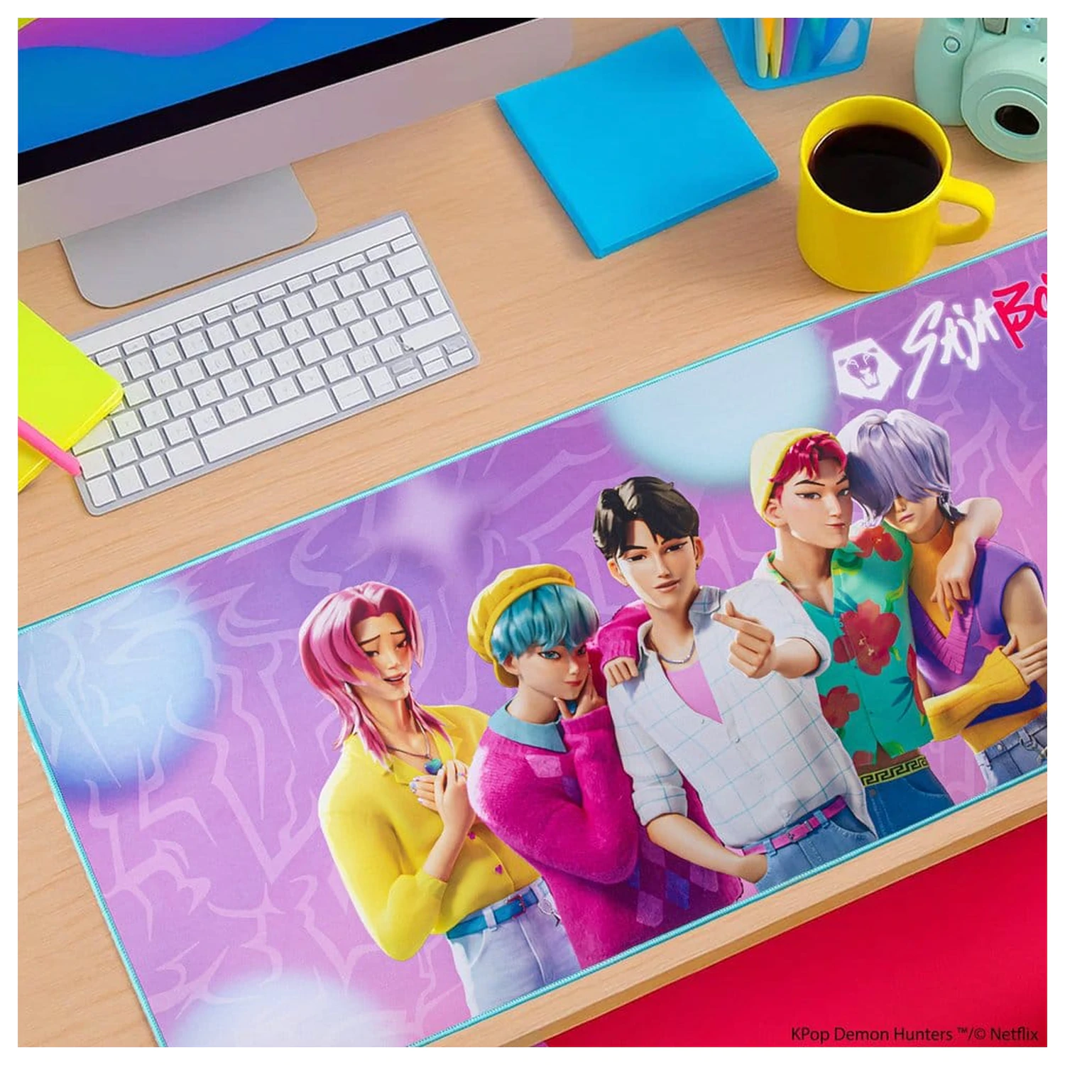 KPop Demon Hunters Podloga za stol Saja Boys XL fotografija proizvoda