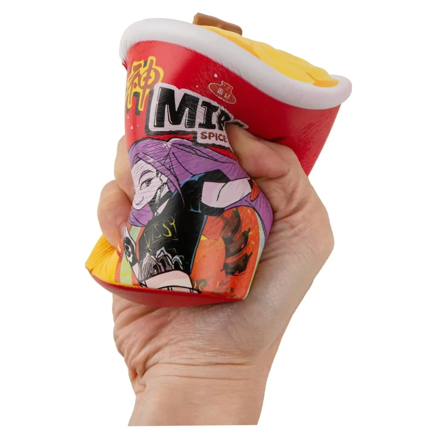 KPop Demon Hunters Squishy antistres figura Mira Spice Queen Noodles fotografija proizvoda