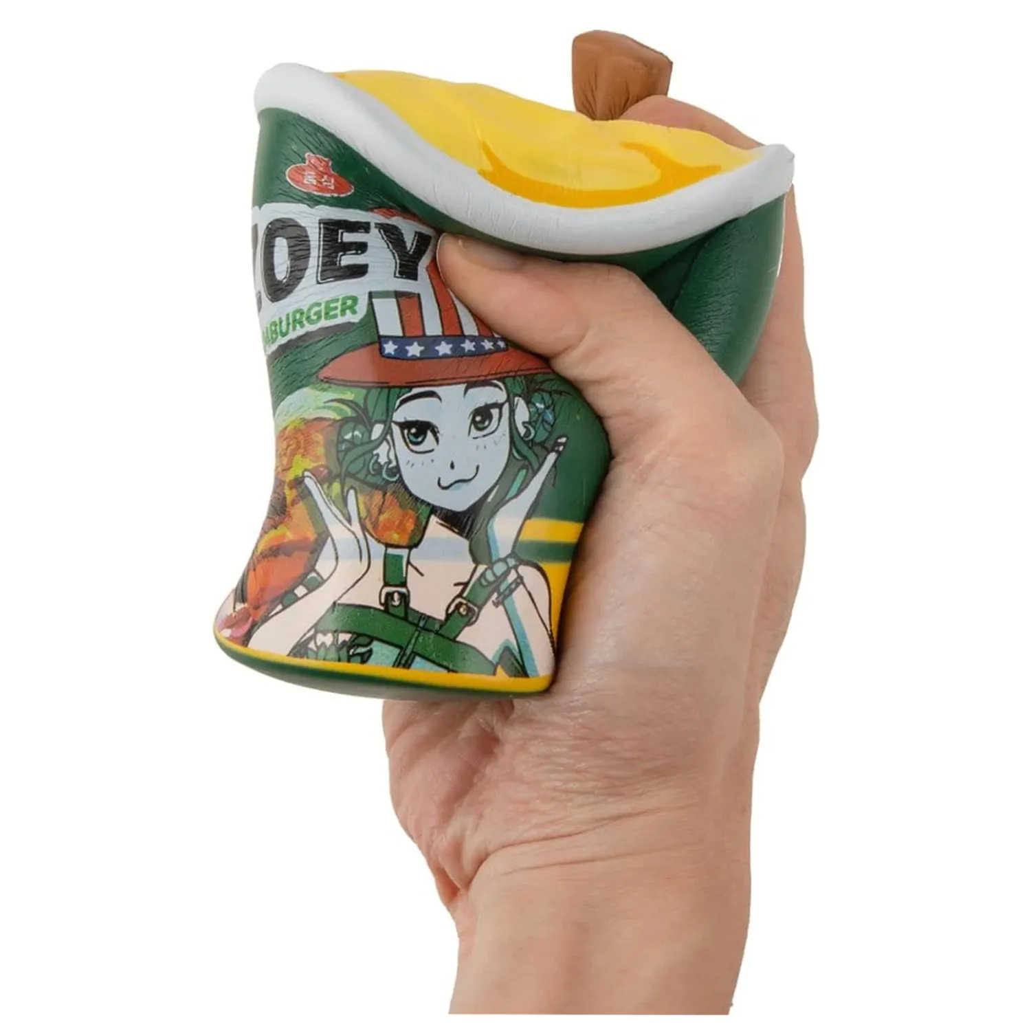 KPop Demon Hunters Squishy antistres figura Zoey Hamburger Noodles fotografija proizvoda