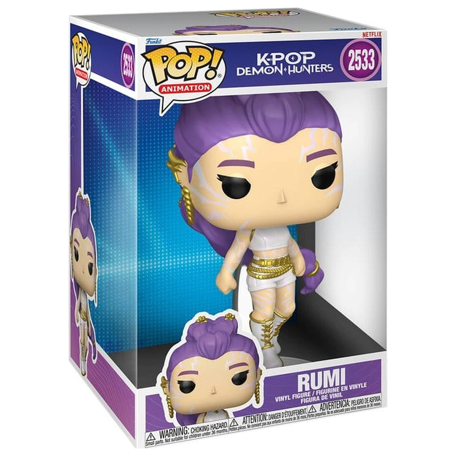 KPop Demon Hunters Super Sized Jumbo Funko POP! vinilna figura Rumi 25 cm fotografija proizvoda