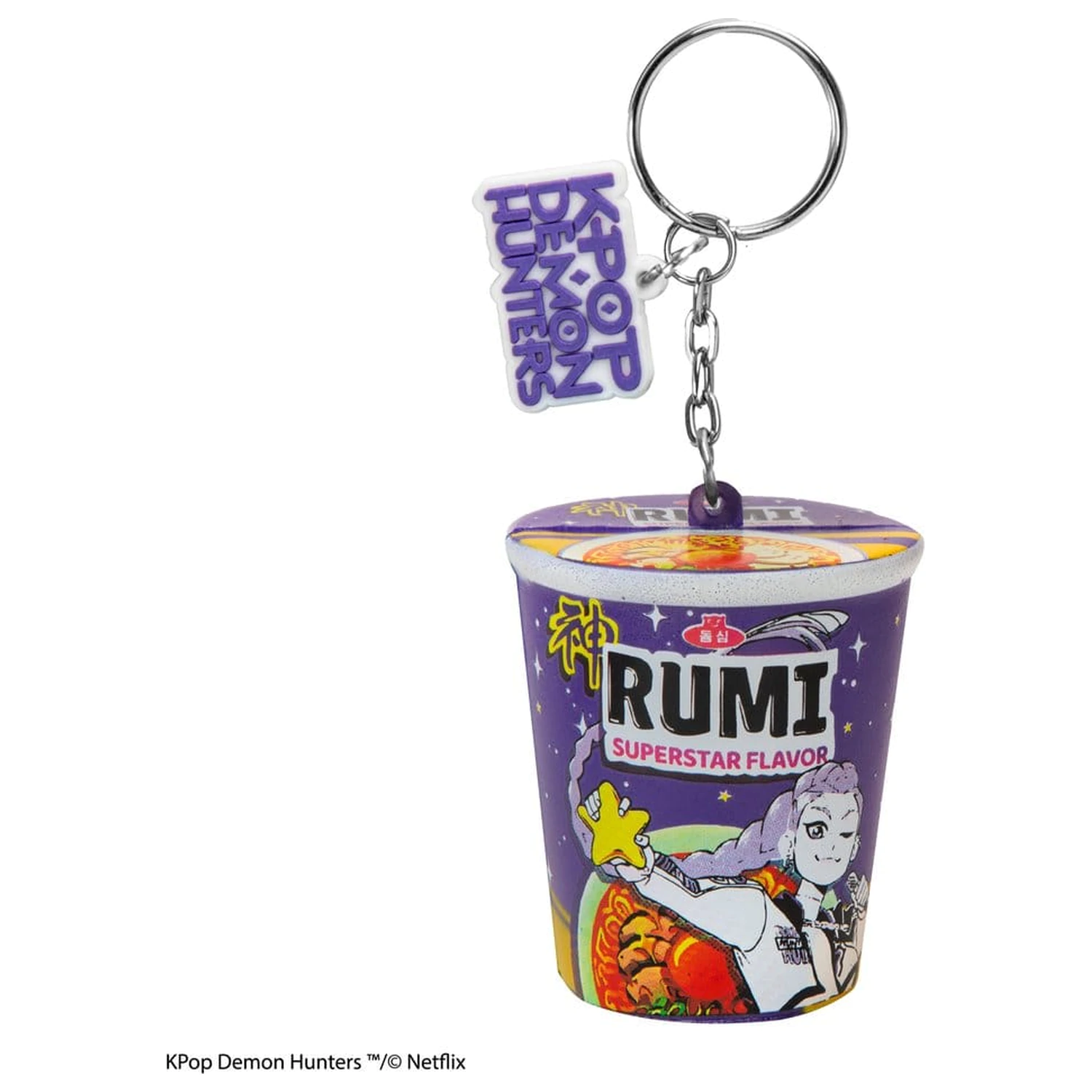 KPop Demon Hunters squishy privjesak za ključeve Rumi Superstar Flavor Noodles fotografija proizvoda