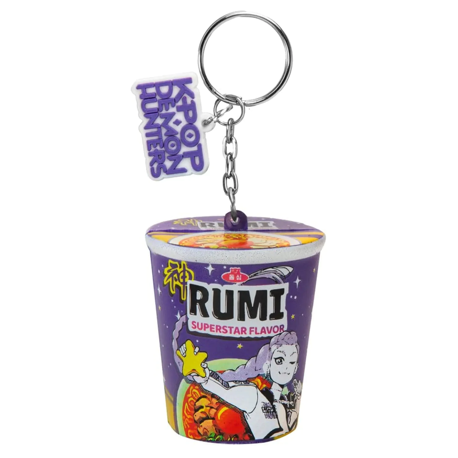 KPop Demon Hunters squishy privjesak za ključeve Rumi Superstar Flavor Noodles fotografija proizvoda