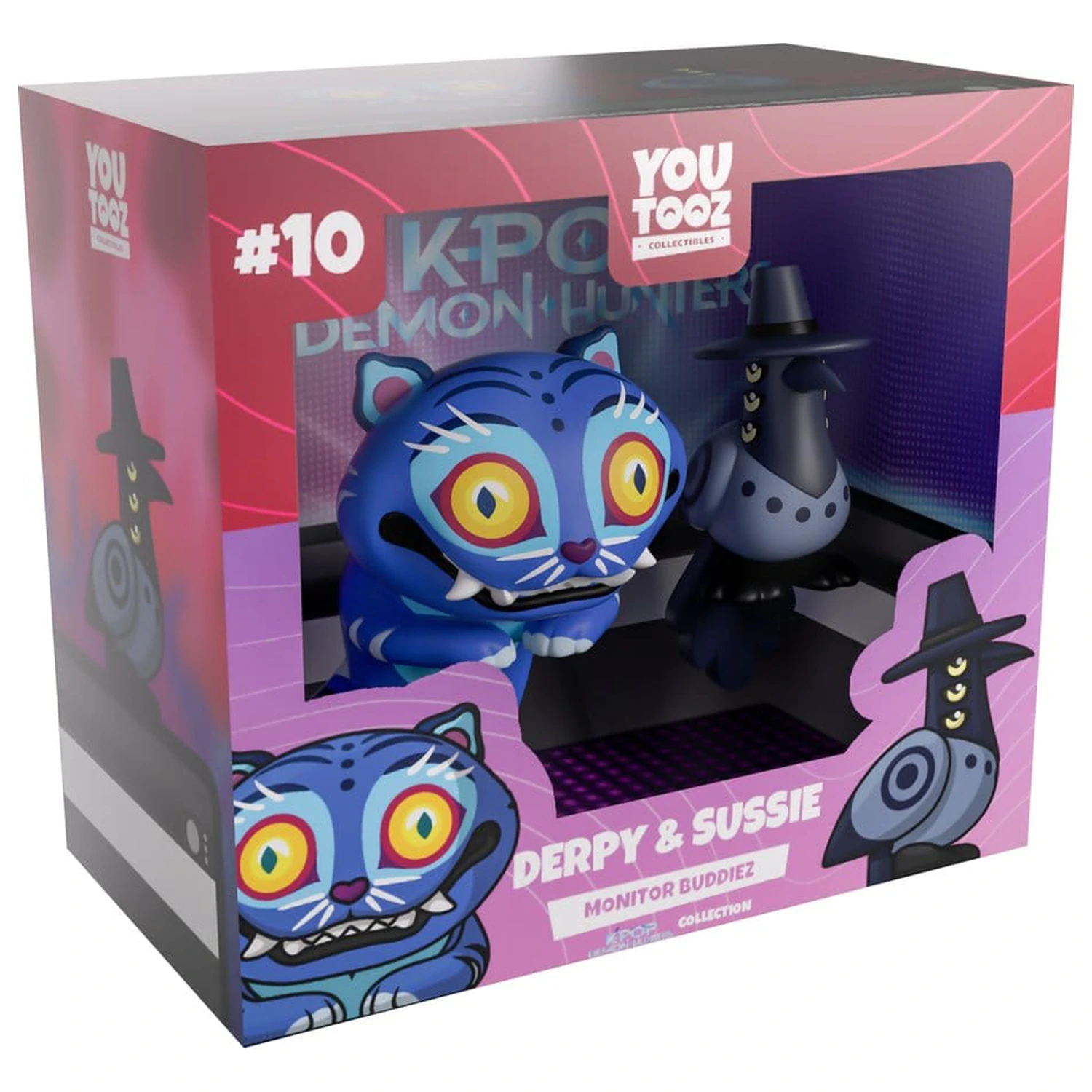 KPop Demon Hunters Vinilne figure Derpy & Sussie Monitor Buddiez 6-8 cm fotografija proizvoda