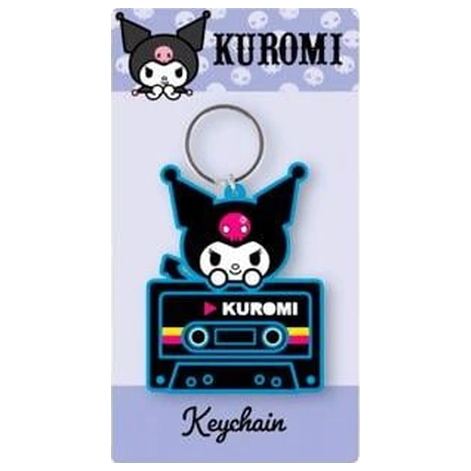 Kuromi Plavi Gumeni Privjesak za ključeve fotografija proizvoda