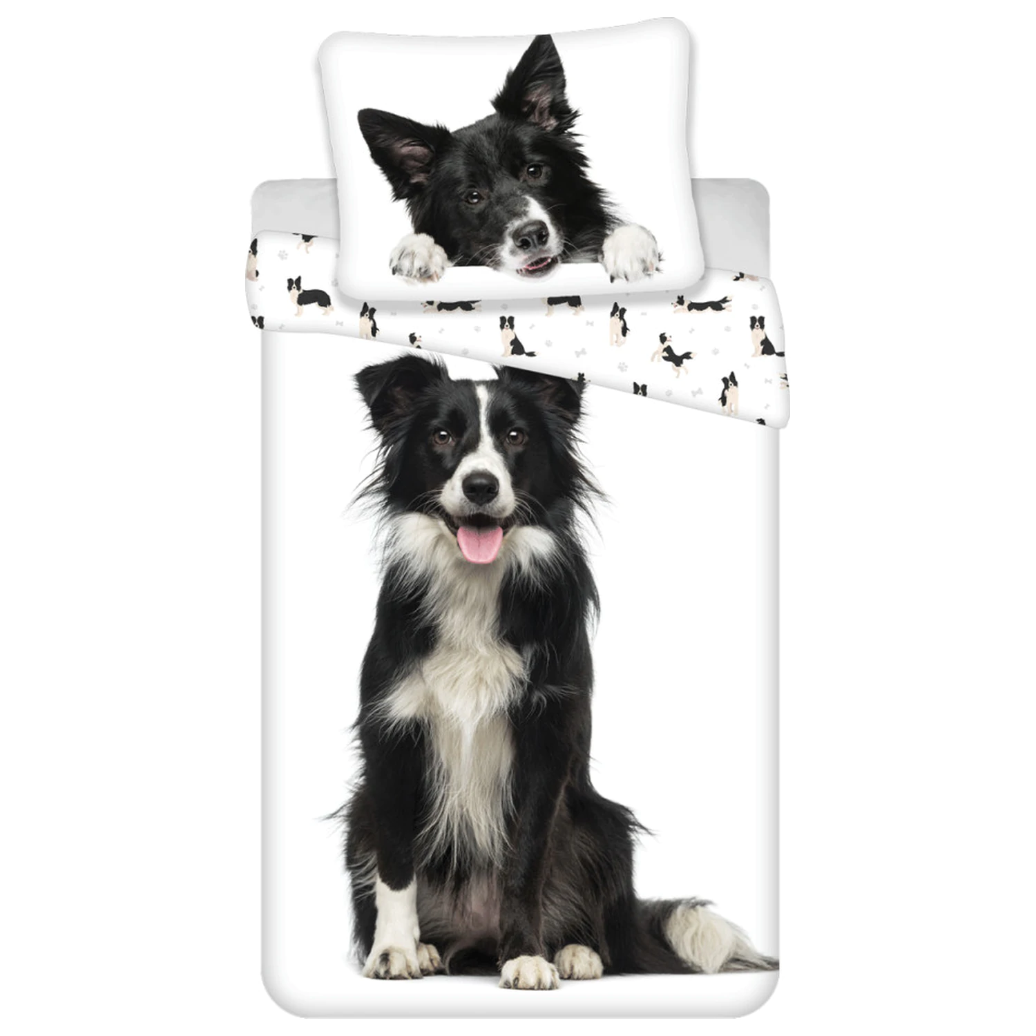 Dog Border Collie navlaka za poplun fotografija proizvoda
