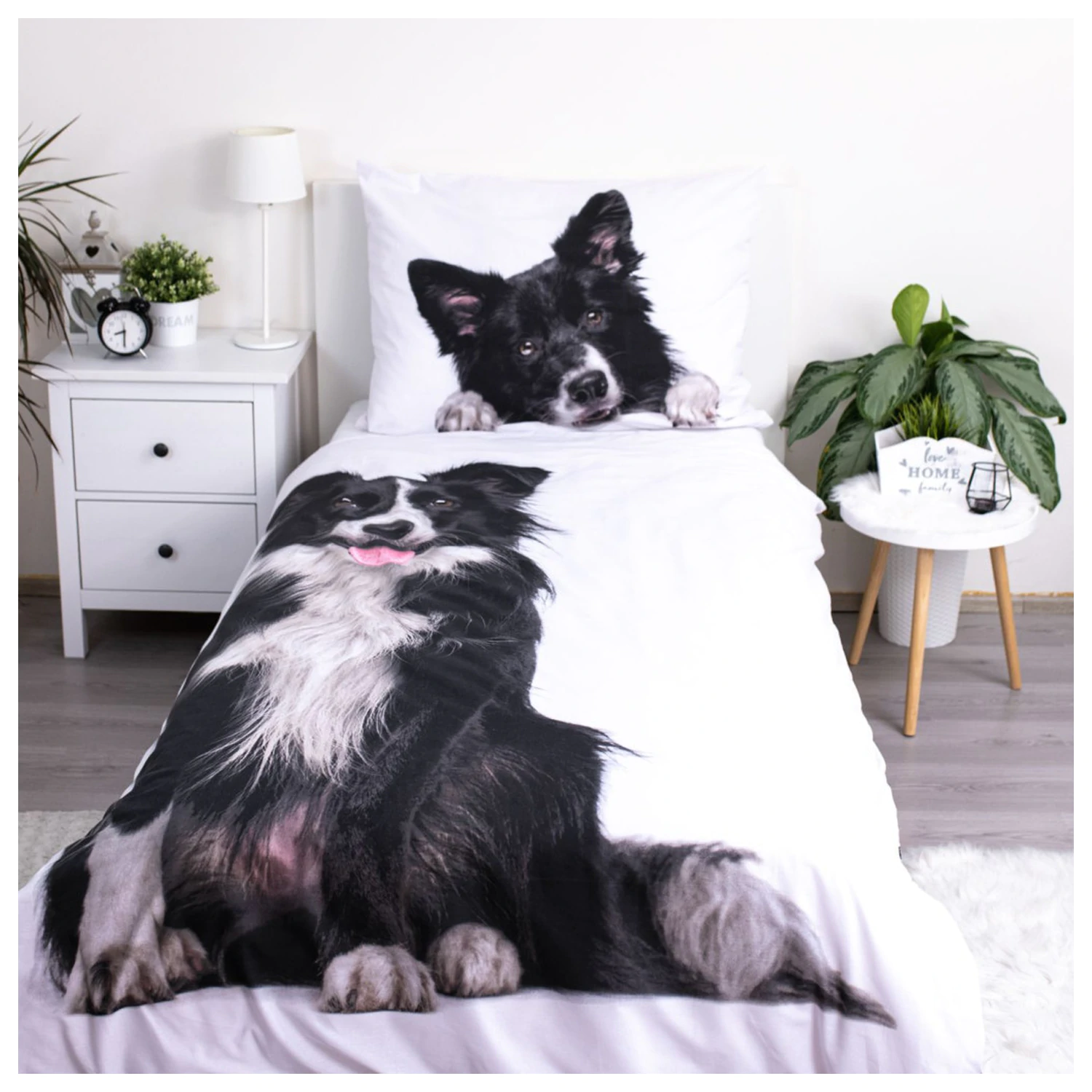 Dog Border Collie navlaka za poplun fotografija proizvoda