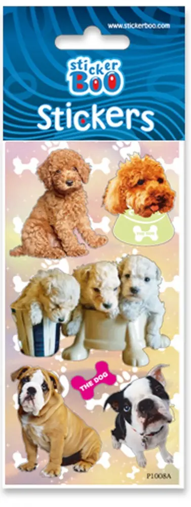 Naljepnica za psa sa srebrnim ukrasom fotografija proizvoda