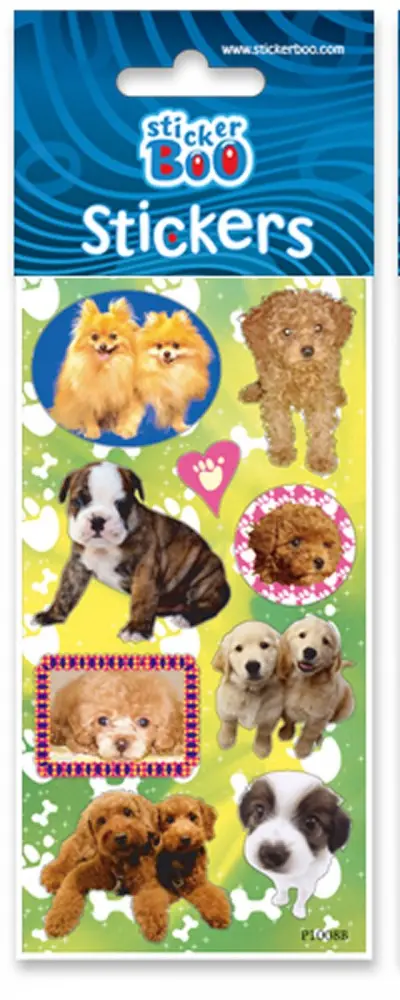 Naljepnica za pse sa srebrnim ukrasom fotografija proizvoda