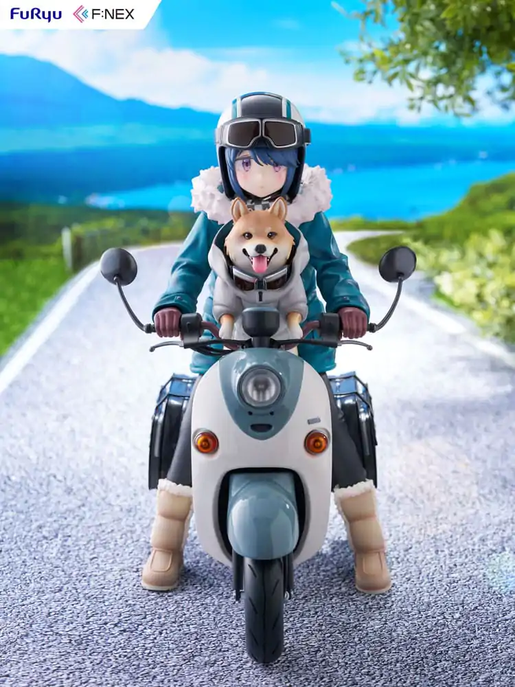 Laid Back Camp F:NEX PVC Kip 1/7 Rin Shima 20 cm fotografija proizvoda