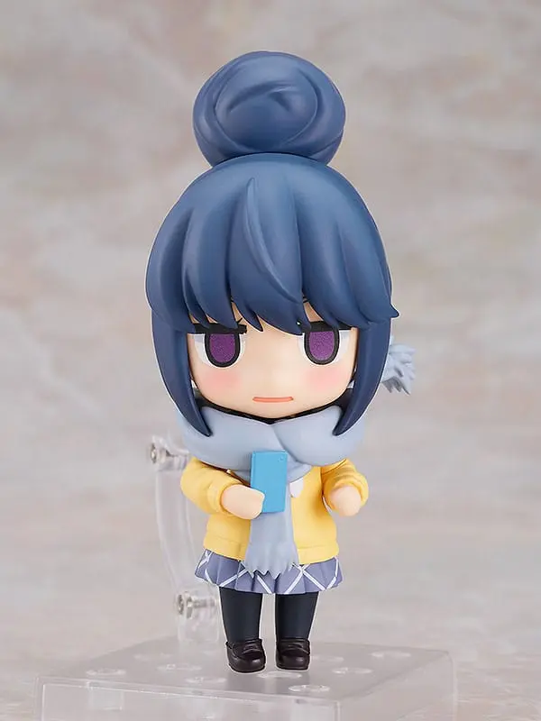 Laid-Back Camp Akcijska Figura Nadeshiko Rin Shima: Školska Uniforma Ver. 10 cm fotografija proizvoda