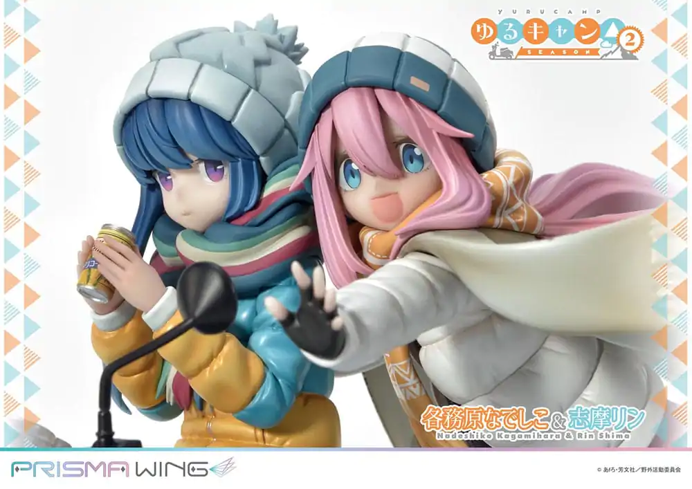 Laid-Back Camp Prisma Wing PVC Kip 1/7 Nadeshiko Kagamihara & Rin Shima 24 cm fotografija proizvoda