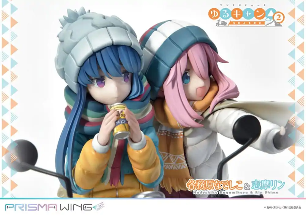 Laid-Back Camp Prisma Wing PVC Kip 1/7 Nadeshiko Kagamihara & Rin Shima 24 cm fotografija proizvoda