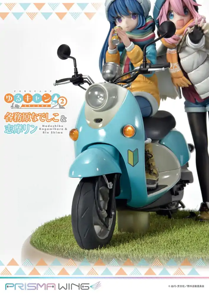 Laid-Back Camp Prisma Wing PVC Kip 1/7 Nadeshiko Kagamihara & Rin Shima 24 cm fotografija proizvoda