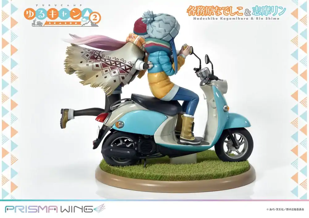 Laid-Back Camp Prisma Wing PVC Kip 1/7 Nadeshiko Kagamihara & Rin Shima 24 cm fotografija proizvoda