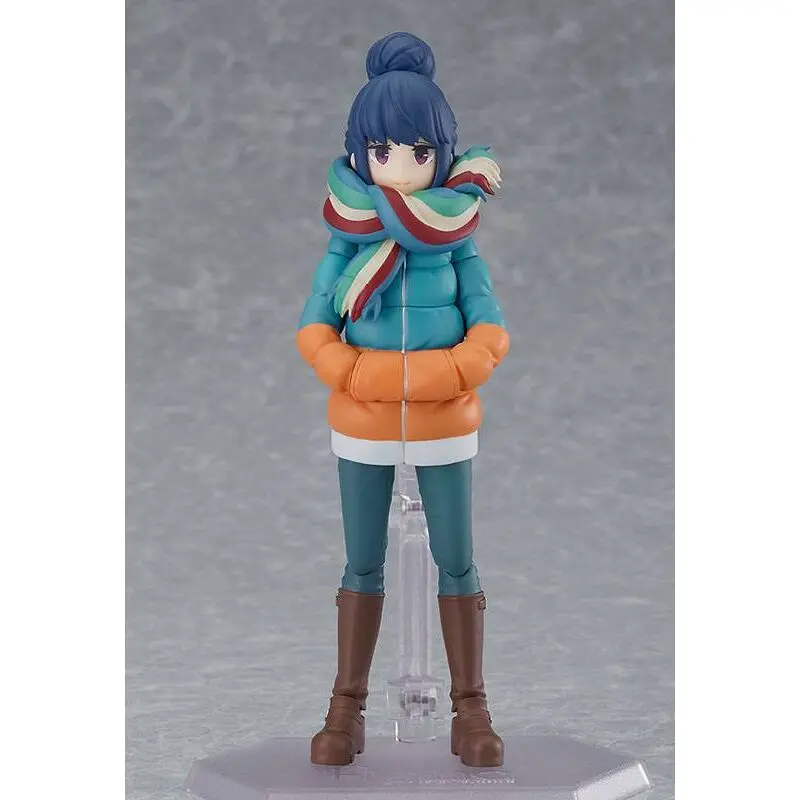 Laid-Back Camp Figma akcijska figura Rin Shima DX Edition 13 cm fotografija proizvoda