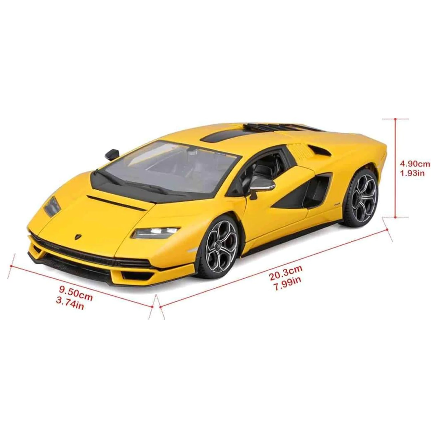 Lamborghini Countach Set za sastavljanje modela 1/24 fotografija proizvoda